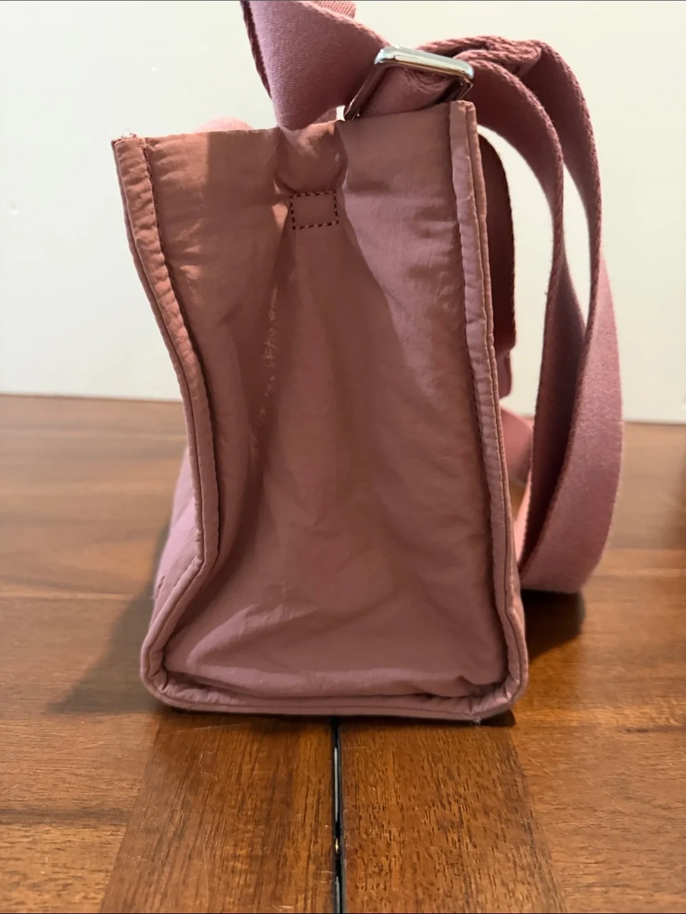 lululemon Dusty Pink Crossbody Tote Bag